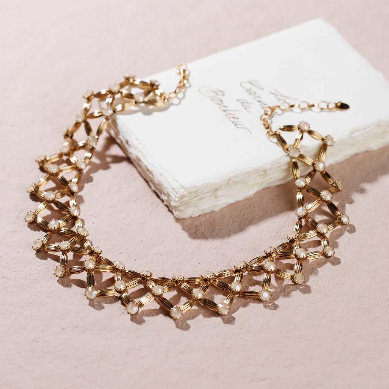 TATABORELLO Collana Giorno Oro Crema