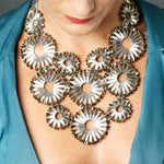 TATABORELLO Collana Girasoli Argento