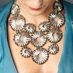 TATABORELLO Collana Girasoli Argento