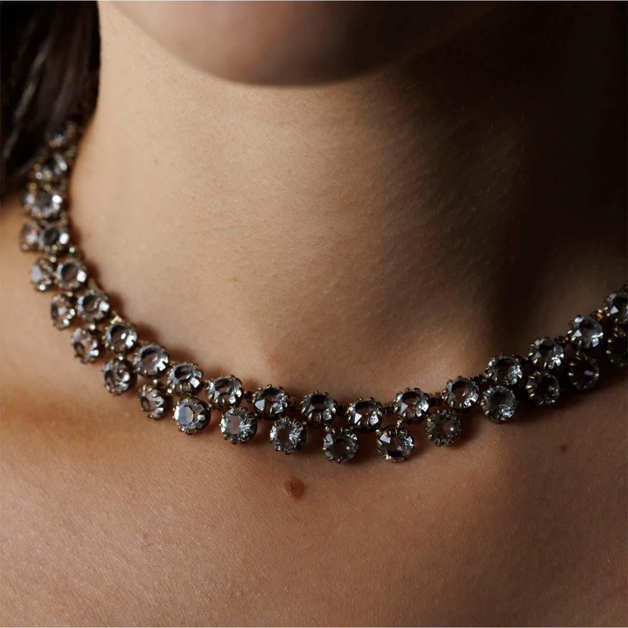 TATABORELLO Collana Macramè Argento