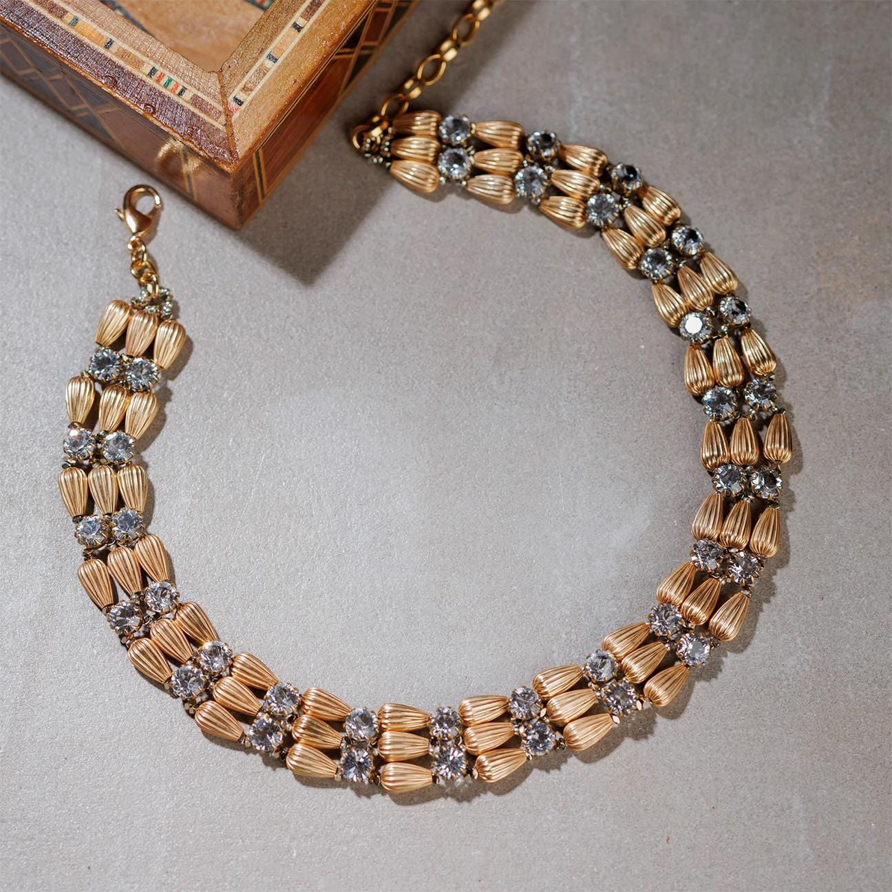 TATABORELLO Collana Rugiada Oro