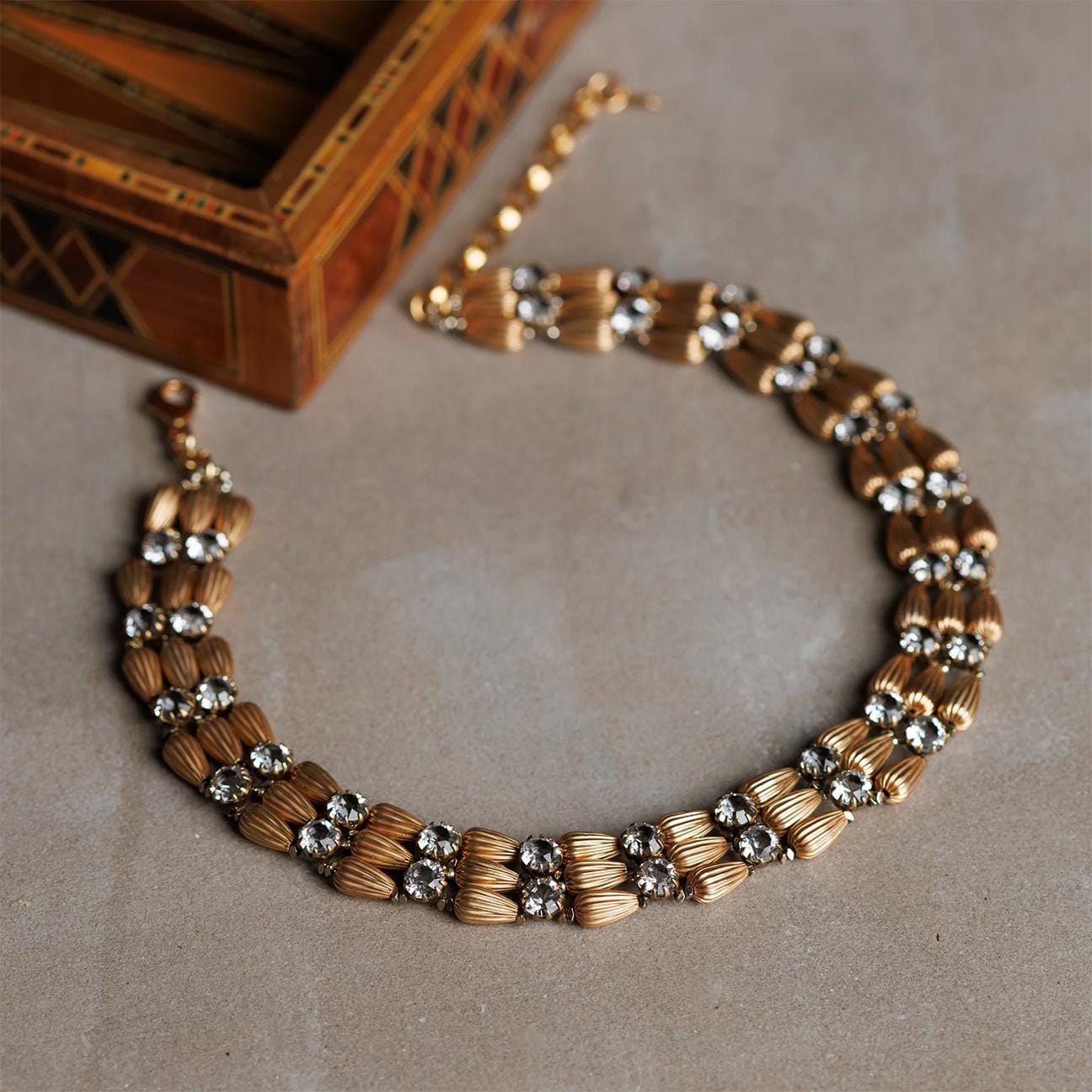 TATABORELLO Collana Rugiada Oro