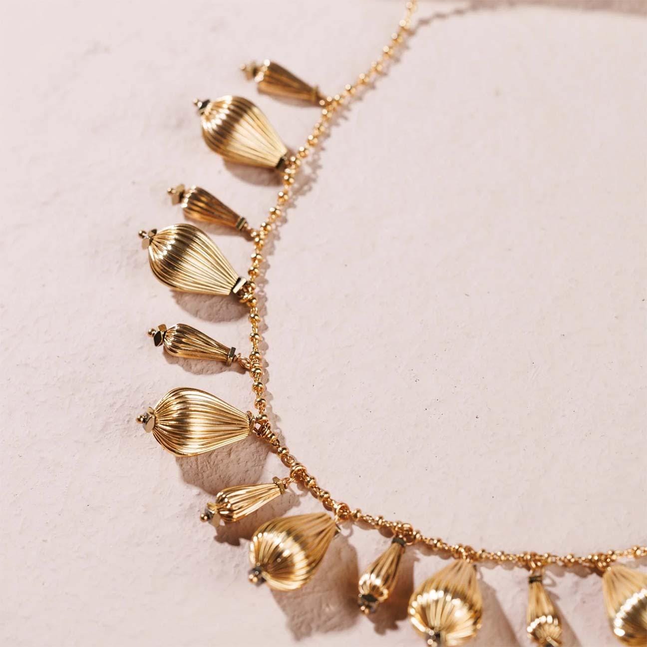 TATABORELLO Collana Tunisi short Oro