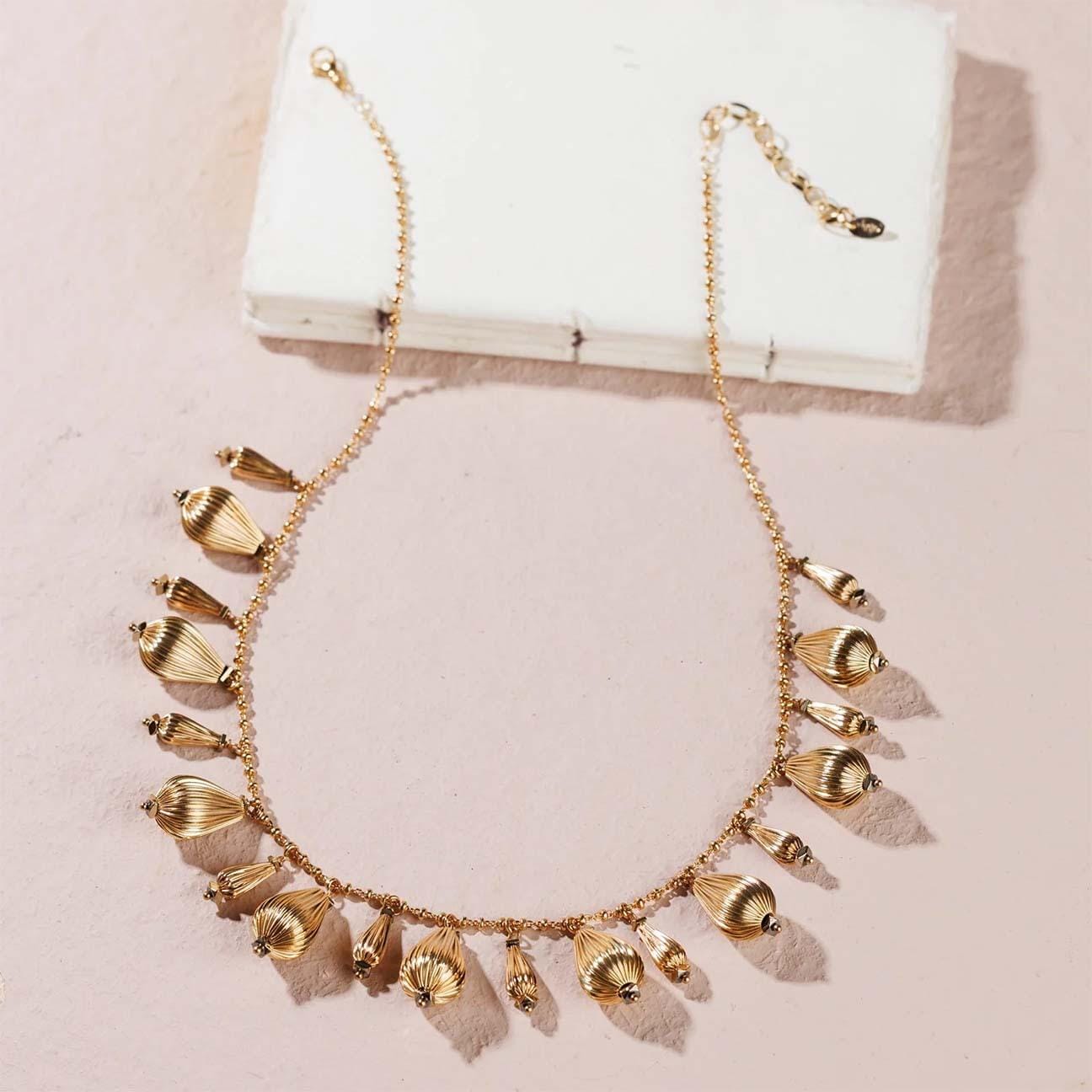 TATABORELLO Collana Tunisi short Oro