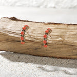 TATABORELLO Orecchini Ago Corallo