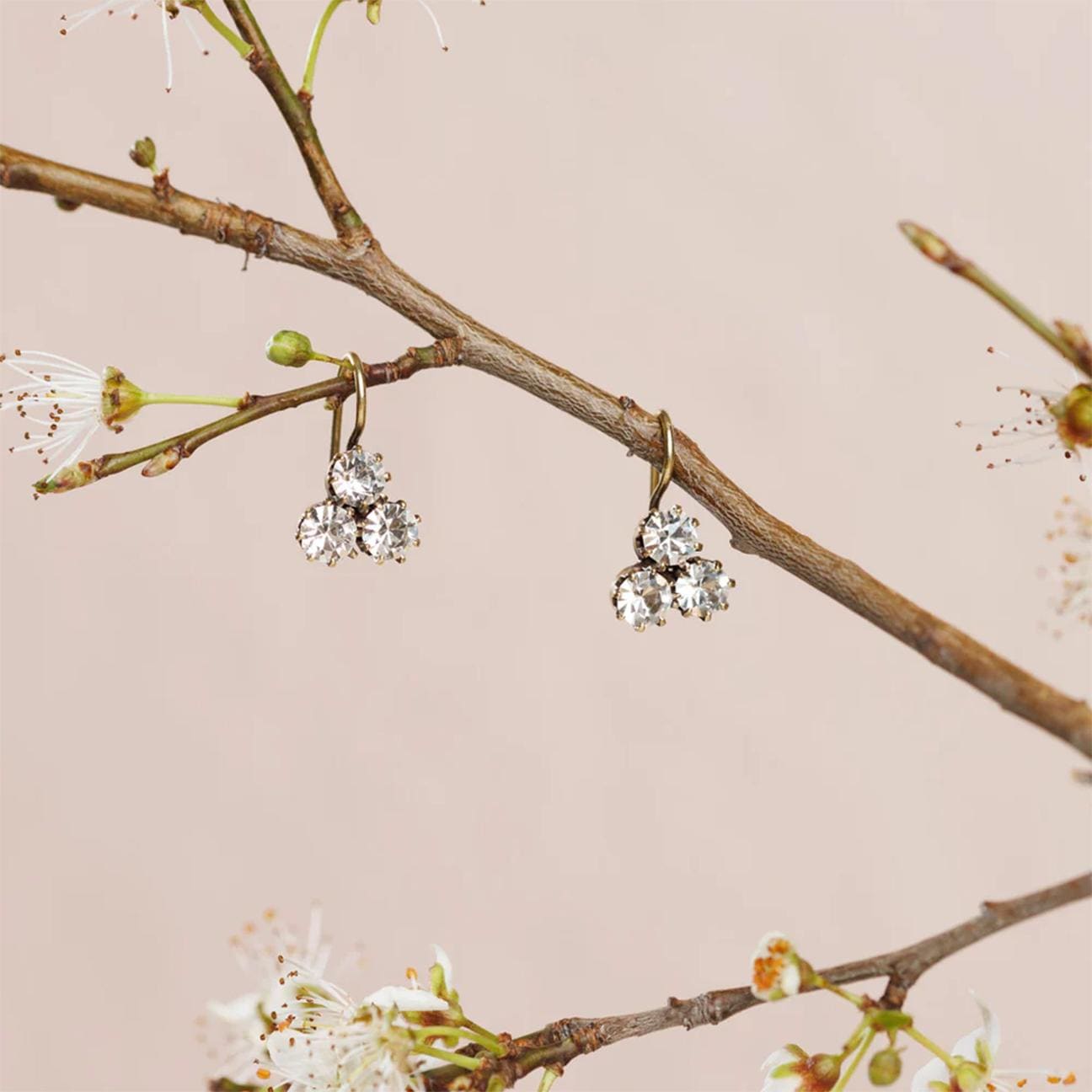 TATABORELLO Orecchini Lame Cristallo