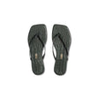 Sandali Square Toe Lily Croc Emerald