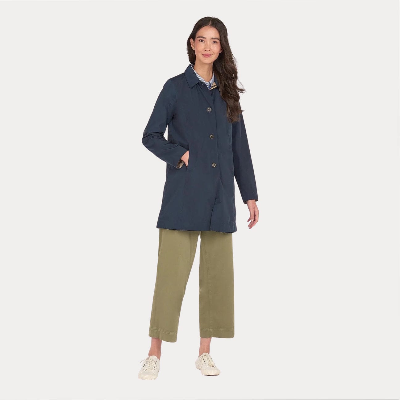 BARBOUR Trench  Babbity monopetto Blue