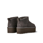 UGG Stivali Classic Ultra Mini Platform Charcoal