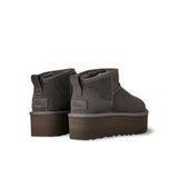 UGG Stivali Classic Ultra Mini Platform Charcoal