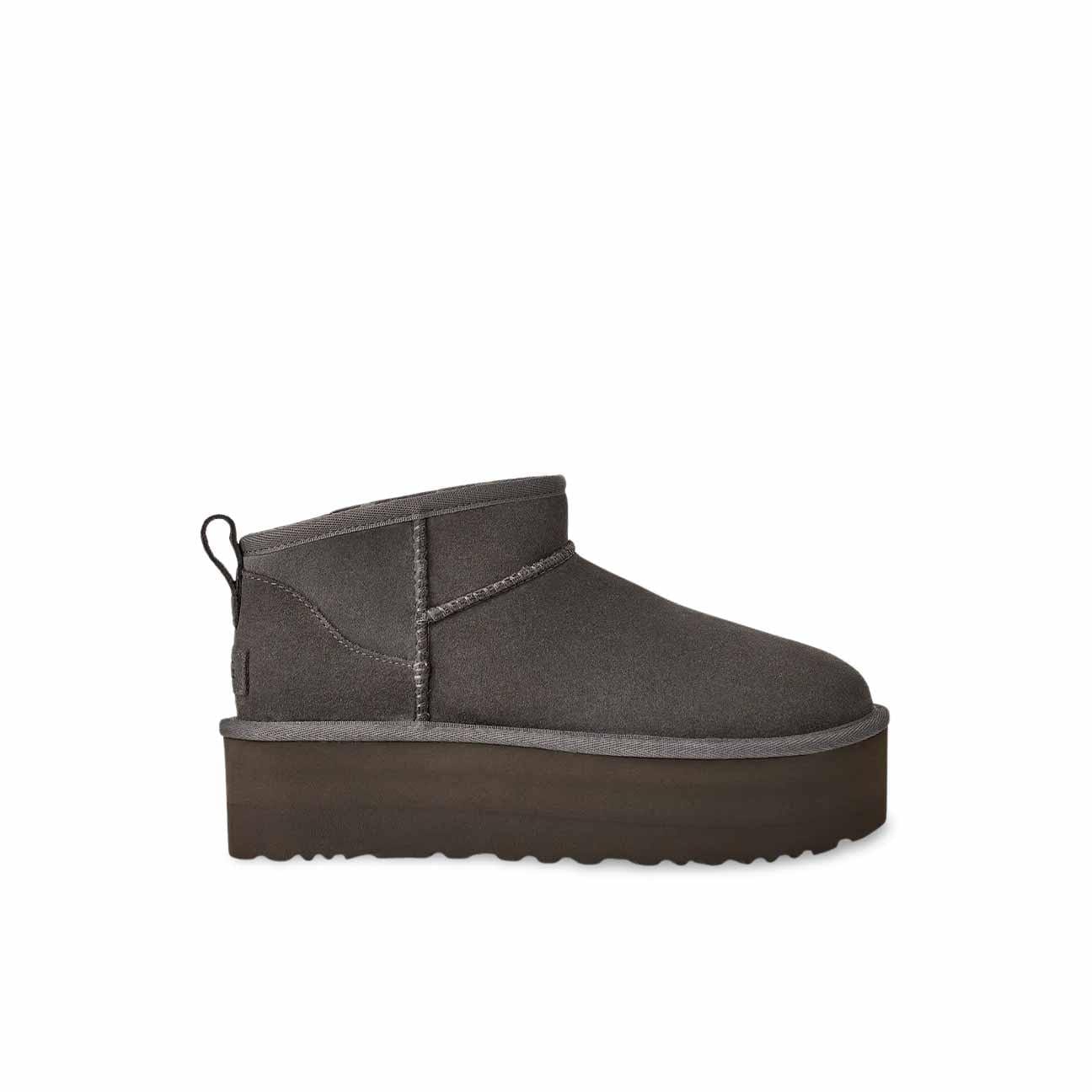 UGG Stivali Classic Ultra Mini Platform Charcoal