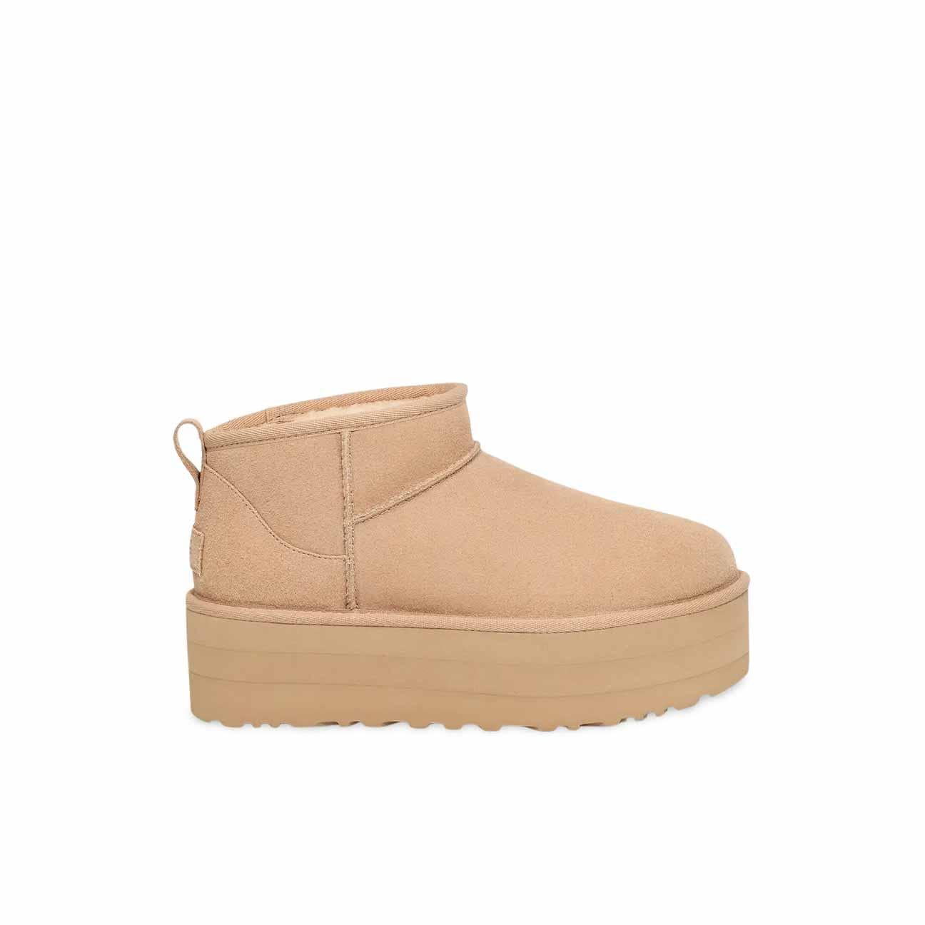 UGG Stivali Classic Ultra Mini Platforn Sand