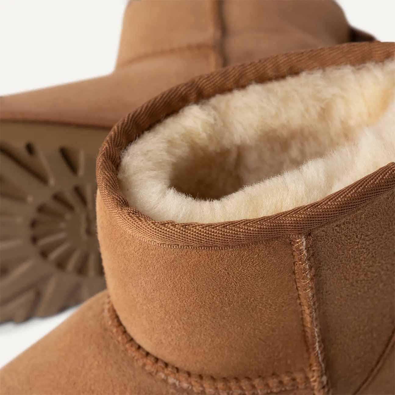 UGG Stivali donna Classic Min IIi Chesnut
