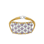 VAN DE ABEELE Bracciale donna Brasilia Amethyst Gold