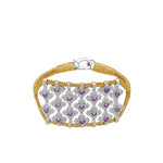 VAN DE ABEELE Bracciale donna Brasilia Amethyst Gold