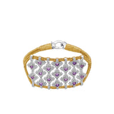 VAN DE ABEELE Bracciale donna Brasilia Amethyst Gold