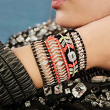 VAN DE ABEELE Bracciale donna Buzios Noir