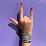 VAN DE ABEELE Bracciale donna Buzios Noir