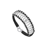 VAN DE ABEELE Bracciale donna Itacare Nero