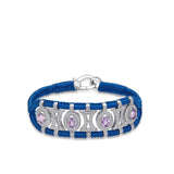 VAN DE ABEELE Bracciale donna Olinda Amethyst Roy Pacific
