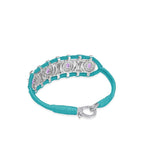 VAN DE ABEELE Bracciale donna Olinda Amethyst Turqouise