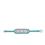 VAN DE ABEELE Bracciale donna Olinda Amethyst Turqouise