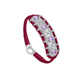 VAN DE ABEELE Bracciale donna Olinda Amethyst Vignes