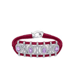 VAN DE ABEELE Bracciale donna Olinda Amethyst Vignes