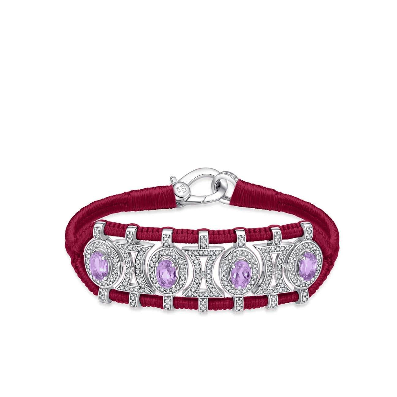 VAN DE ABEELE Bracciale donna Olinda Amethyst Vignes