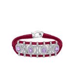 VAN DE ABEELE Bracciale donna Olinda Amethyst Vignes