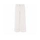 VIA MASINI 80 Pantalone donna in cotone dyed Gesso
