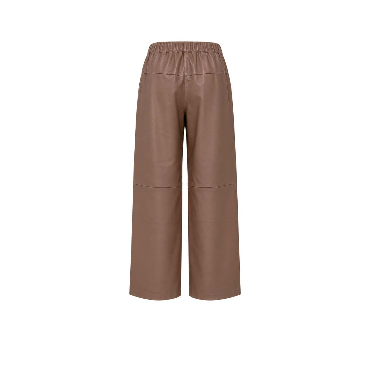 VIA MASINI 80 Pantalone donna in nappa Visone