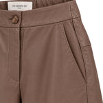 VIA MASINI 80 Pantalone donna in nappa Visone