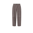 Pantalone donna in pelle scamosciata Carbone