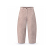 Pantalone in suede donna Visone