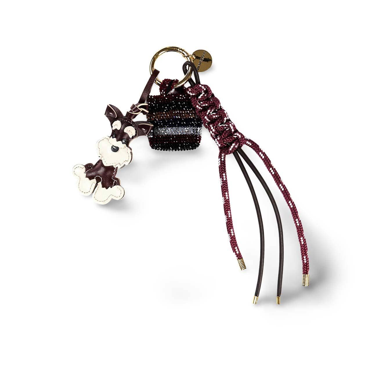 VIAMAILBAG Bag Cahrm D01 Burgundy