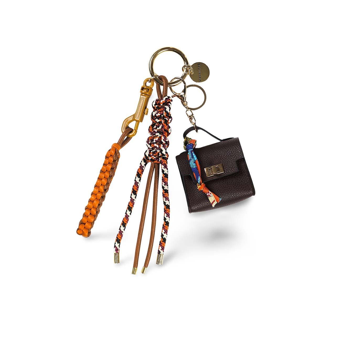 VIAMAILBAG Bag Charm 01 Marrone
