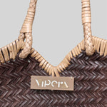 VIPERA Borsa Crudelia Bicolor Choco Taupe