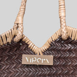 VIPERA Borsa Crudelia Bicolor Choco Taupe