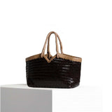 VIPERA Borsa Crudelia Bicolor Choco Taupe