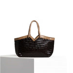 VIPERA Borsa Crudelia Bicolor Choco Taupe