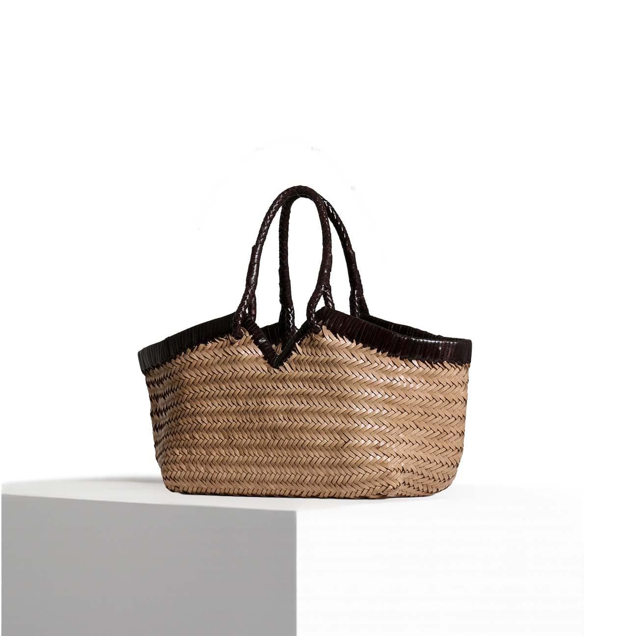VIPERA Borsa Crudelia Frame Taupe Chocolate