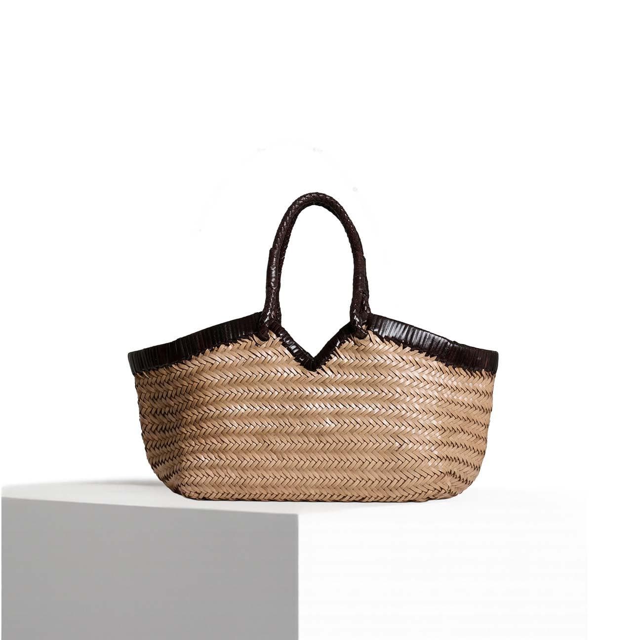 VIPERA Borsa Crudelia Frame Taupe Chocolate