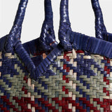 VIPERA Borsa Crudelia Madras Dark Blue e Barolo