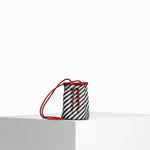 VIPERA Borsa donna Frida Stripes Nero Rosso