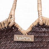 VIPERA Borsa donna Monet bicolor Choco Taupe