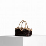 VIPERA Borsa donna Monet bicolor Choco Taupe