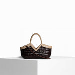 VIPERA Borsa donna Monet bicolor Choco Taupe