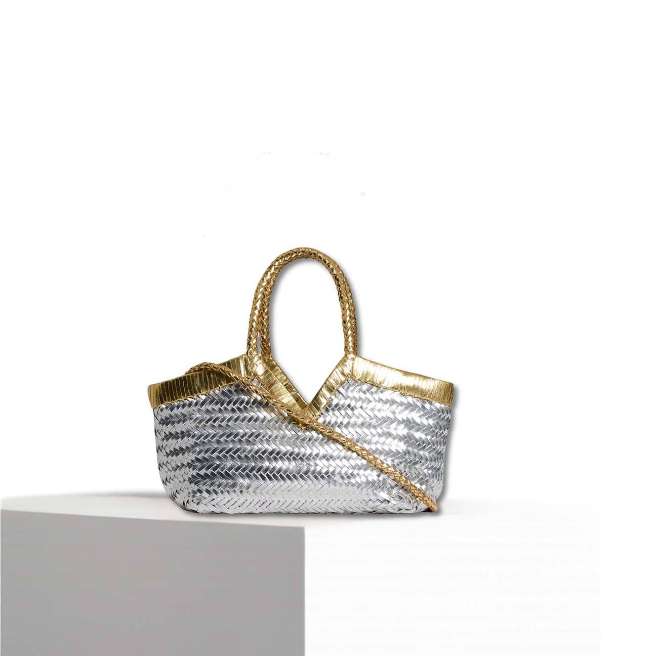 VIPERA Borsa donna Monet Bicolor Silver Gold