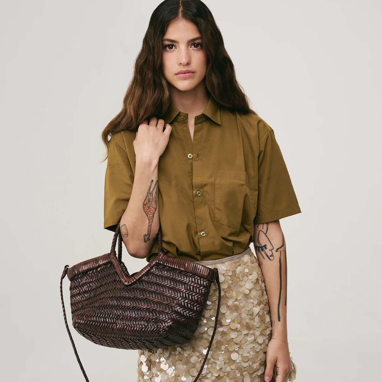 VIPERA Borsa donna Monet Plain Choco
